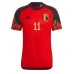 Billige Belgien Yannick Carrasco #11 Hjemmebane Fodboldtrøjer VM 2022 Kortærmet